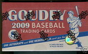 2009 Upper Deck Goudey Baseball Set Checklist