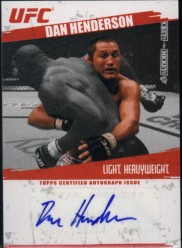 Dan Henderson Autograph 2009 Topps UFC Round 2 182x248 custom Image