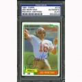 1981 Topps Joe Montana Autographed Rookie Card