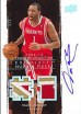Tracey McGrady Dual Patch Autograph 2009 10 Upper Deck Exquisite Basketball 74x104