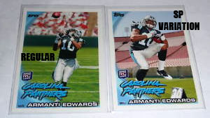2010 Topps Football Armanti Edwards SP Variation