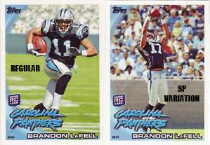 2010 Topps Football Brandon LaFell SP Variation