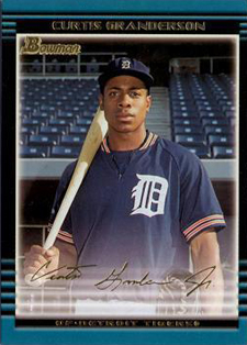 2002 Bowman Draft Gold Curtis Granderson