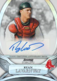 2010 Bowman Sterling Autographs Ryan Lavarnway1 Image
