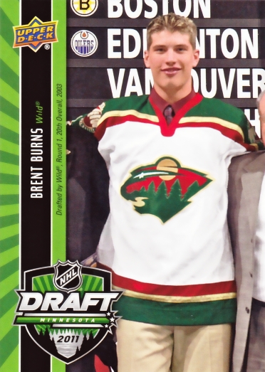 2011 Upper Deck NHL Draft Brent Burns1 2011 Upper Deck NHL Draft Brent Burns1 Image