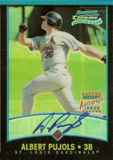 2001 Bowman Chrome Albert Pujols 500 Image