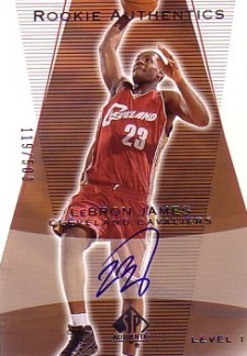 2003-04 SP Authentic LeBron James (/500, Autograph)