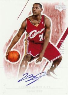 2003-04 Upper Deck Ultimate LeBron James (/500, Autograph)