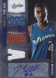 2010 11 Absolute Memorabilia John Wall 499 Image