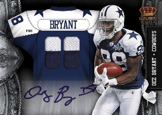 2011 Crown Royale Football Player Jersey Die Cuts Dez Bryant 2011 Crown Royale Football Player Jersey Die Cuts Dez Bryant Image