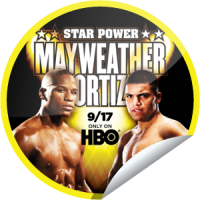 GetGlue Stickers-Mayweather vs Ortiz GetGlue Stickers Mayweather vs Ortiz Image