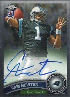 2011 Topps Chrome Football Autographs Cam Newton Image