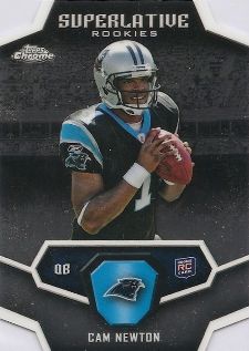 2011 Topps Chrome Football Superlative Rookies Cam Newton Image