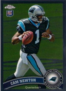 2011 Topps Chrome Football Variation Cam Newton Image