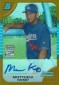 2005 Bowman Chrome Baseball Gold Refractor Autographs Matt Kemp 59x85 2005 Bowman Chrome Baseball Gold Refractor Autographs Matt Kemp 59x85 Image