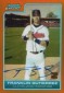 2006 Bowman Chrome Gold Refractor Autographs Franklin Gutierrez 50 59x85 Image
