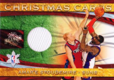 2009 10 Panini Season Update Christmas Cards Amare Stoudemire Image