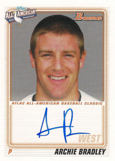 2011 Bowman Draft AFLAC Autographs Archie Bradley Image