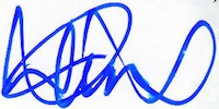Ichiro Suzuki Signature  Image