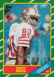 1986 Topps Jerry Rice Image