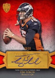 2011 Topps Supreme Autographs Tim Tebow 213x300 Image