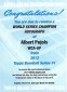 2012 Topps Series 1 Baseball World Series Champion Autographs Albert Pujols 62x85 Image