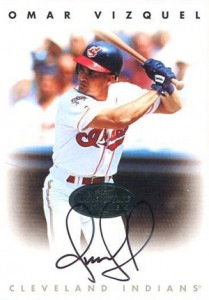 1996 Leaf Signature Series Autographs Silver Omar Vizquel