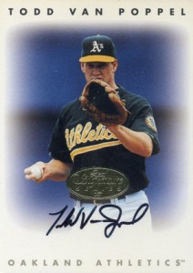 1996 Leaf Signature Series Silver Autographs Todd Van Poppel