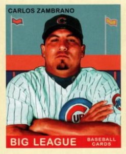 2007 Goudey Baseball Carlos Zambrano 247x300 Image