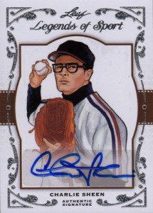 2011 Leaf Legends of Sport Charlie Sheen Wild Thing Autograph 2011 Leaf Legends of Sport Charlie Sheen Wild Thing Autograph 215x300 Image