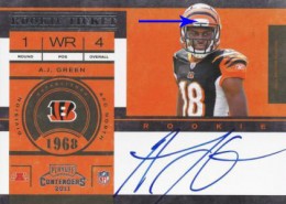 2011-Playoff-Contenders-Football-Rookie-Ticket-Autographs-AJ-Green-Variation 2011 Playoff Contenders Football Rookie Ticket Autographs AJ Green Variation 260x185 Image