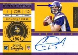 2011-Playoff-Contenders-Football-Rookie-Ticket-Autographs-Christian-Ponder-Variation 2011 Playoff Contenders Football Rookie Ticket Autographs Christian Ponder Variation 260x185 Image