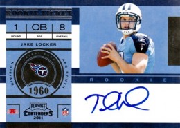 2011 Playoff Contenders Football Rookie Ticket Autographs Jake Locker 260x185 Image