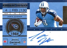 2011 Playoff Contenders Football Rookie Ticket Autographs Jamie Harper 260x187 Image