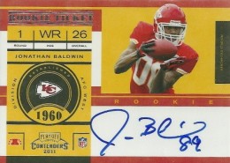 2011 Playoff Contenders Football Rookie Ticket Autographs Jonathan Baldwin 260x185 Image
