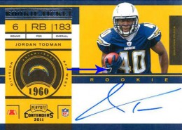 2011-Playoff-Contenders-Football-Rookie-Ticket-Autographs-Jordan-Todman-Variation 2011 Playoff Contenders Football Rookie Ticket Autographs Jordan Todman Variation 260x185 Image