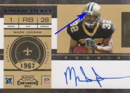 2011-Playoff-Contenders-Football-Rookie-Ticket-Autographs-Mark-ingram-Variation 2011 Playoff Contenders Football Rookie Ticket Autographs Mark ingram Variation 260x187 Image