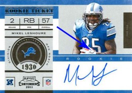 2011-Playoff-Contenders-Football-Rookie-Ticket-Autographs-Mikel-Leshoure-Variation 2011 Playoff Contenders Football Rookie Ticket Autographs Mikel Leshoure Variation 260x183 Image