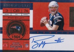 2011 Playoff Contenders Football Rookie Ticket Autographs Ryan Mallett 260x183 Image
