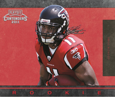 2011 Playoff Contenders Football Rookie Ticket Julio Jones Image