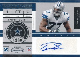 2011 Playoff Contenders Football Short Prints - Tyron Smith Rookie Ticket 2011 Playoff Contenders Football Short Prints Tyron Smith Rookie Ticket 260x186 Image