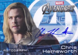 2012 Upper Deck Avengers Assemble Autographs Chris Hemsworth as Thor 2012 Upper Deck Avengers Assemble Autographs Chris Hemsworth as Thor 260x183 Image