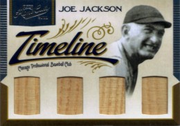 05 2011 Playoff Prime Cuts Timeline Quad Memorabilia Joe Jackson 260x182 Image