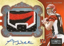 08 2011 National Treasures Rookie Signatures Platinum Andy Dalton 5 260x187 Image