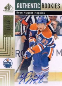 09 2011-12 SP Game-Used Authentic Authentic Rookies Gold Autograph Ryan Nugent-Hopkins 09 2011 12 SP Game Used Authentic Authentic Rookies Gold Autograph Ryan Nugent Hopkins 217x300 Image