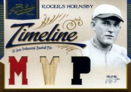 2011 Prime Cuts Timeline Triple Memorabilia Rogers Hornsby 1 260x182 Image