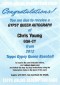 2012 Topps Gypsy Queen Autographs GQA CY Chris Young Redemption 60x85 Image
