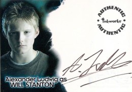Hunger Games Autographs 2007 Inkworks The Seeker Alexander Ludwig Autograph 260x183 Image