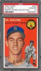 1954 Topps Al Kaline PSA 10 Dmitri Young Collection Optimized 177x300 Image
