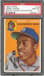 1954 Topps Hank Aaron PSA 10 Dmitri Young Collection Optimized 176x300 Image